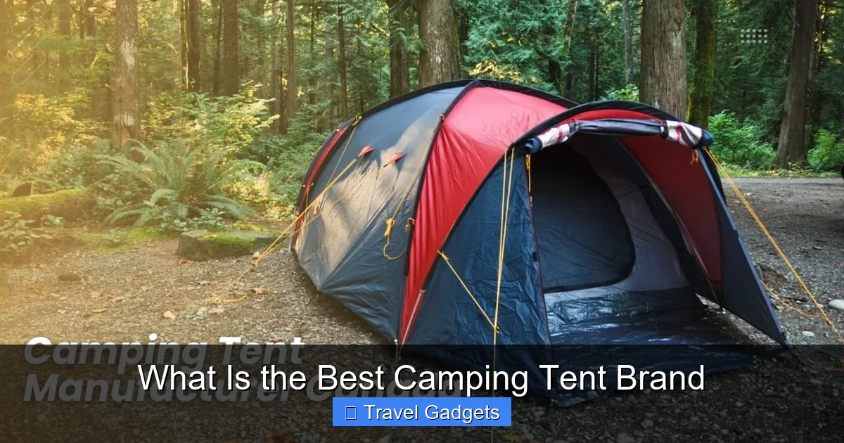 What Is the Best Camping Tent Brand