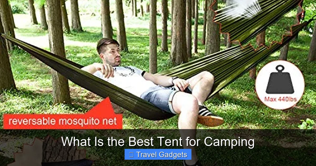 What Is the Best Tent for Camping