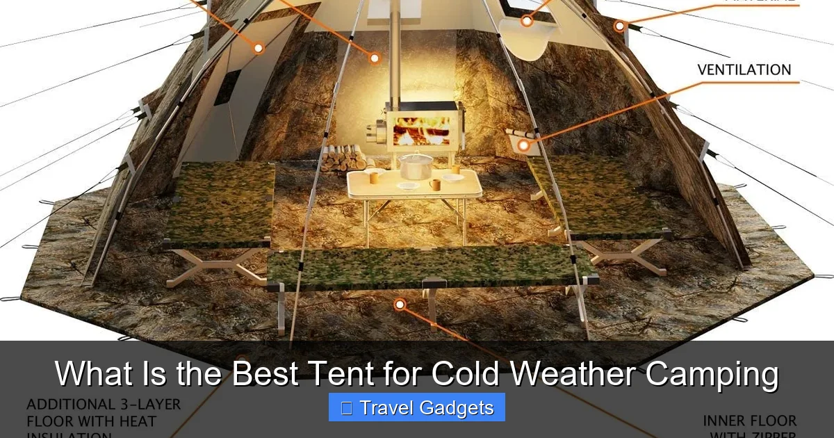 What Is the Best Tent for Cold Weather Camping