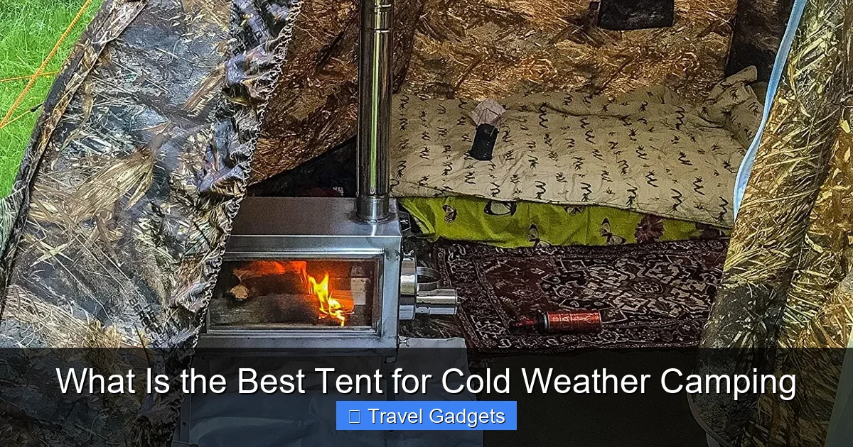 What Is the Best Tent for Cold Weather Camping