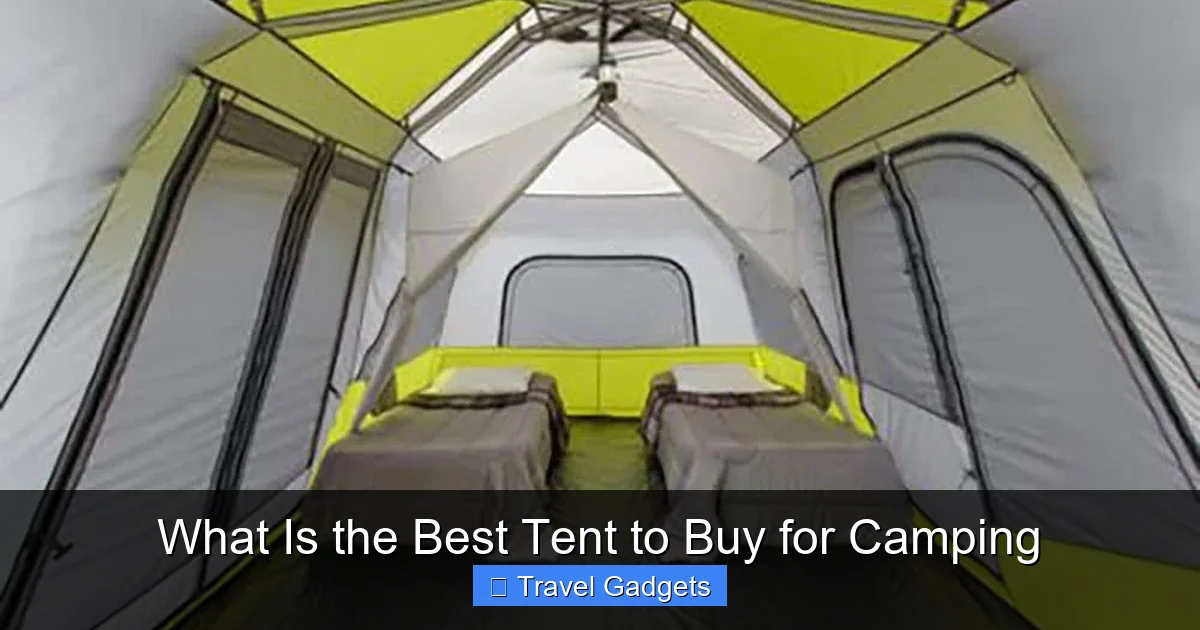 What Is the Best Tent to Buy for Camping