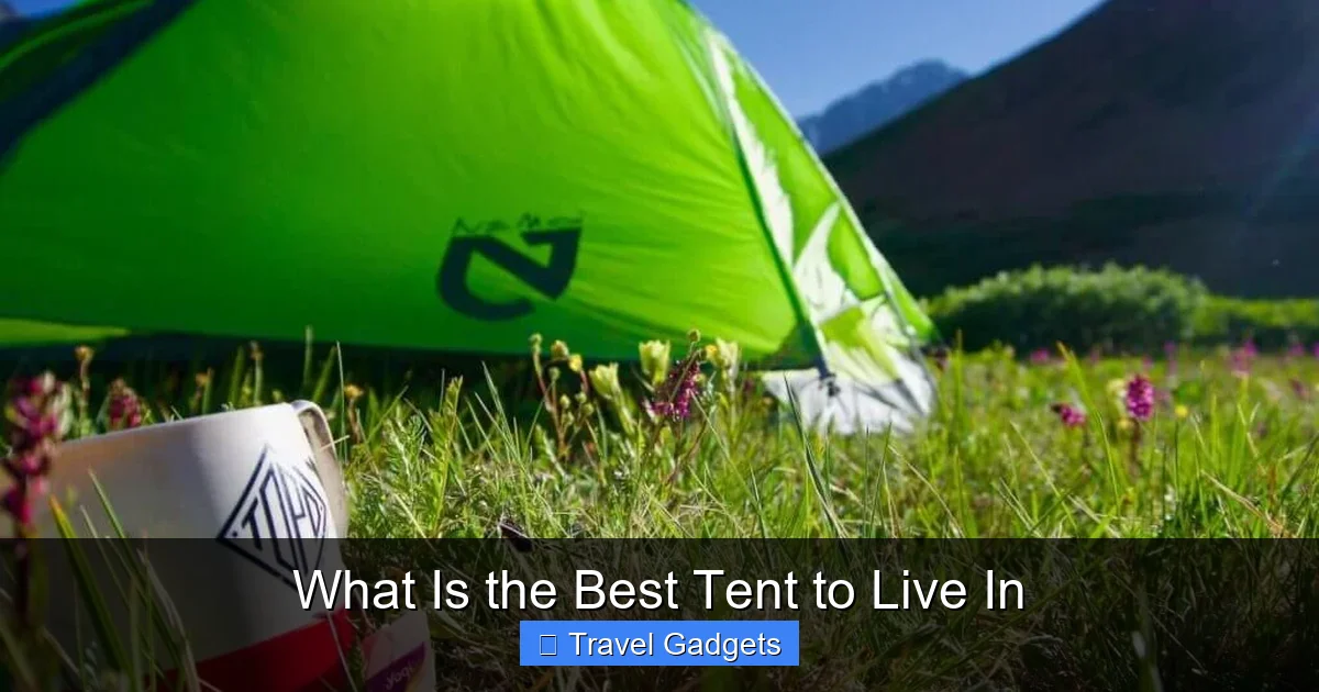 What Is the Best Tent to Live In