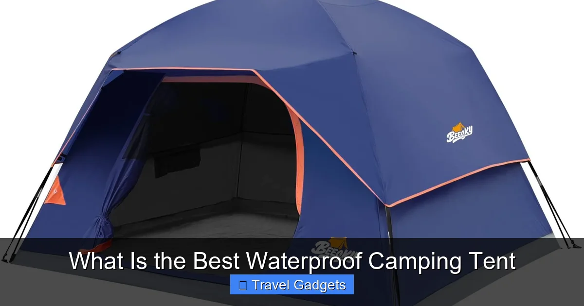 What Is the Best Waterproof Camping Tent