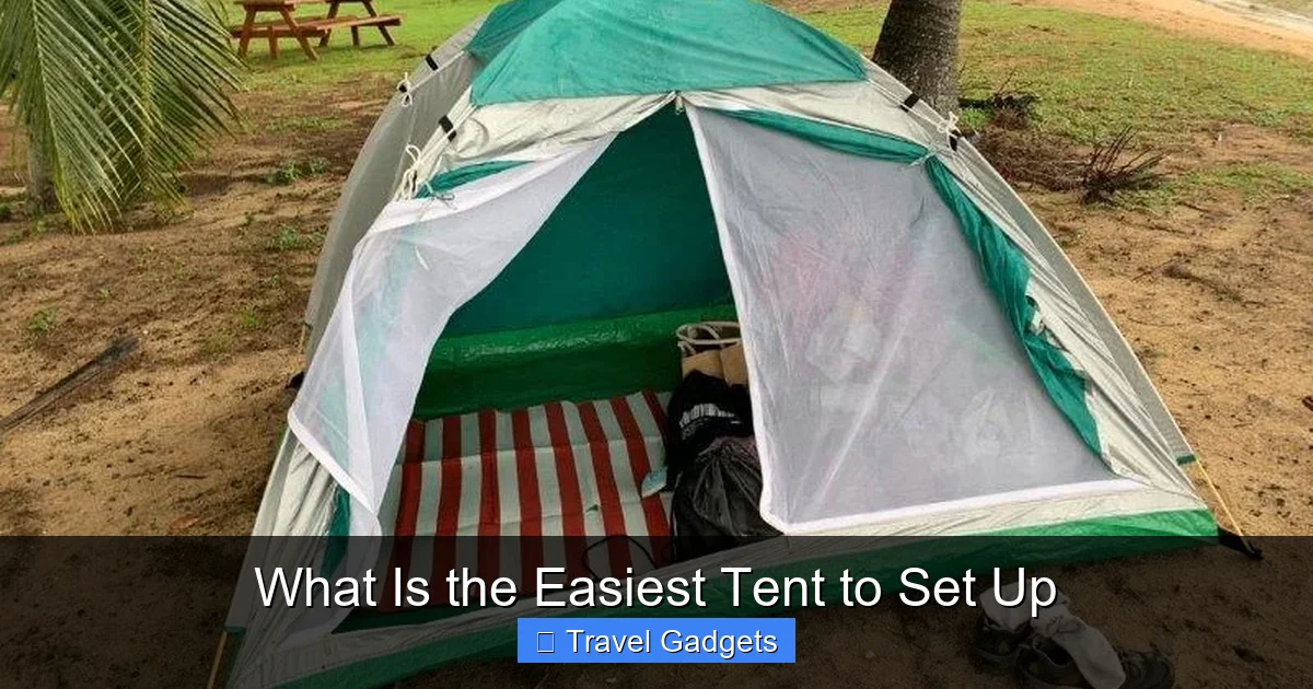 What Is the Easiest Tent to Set Up