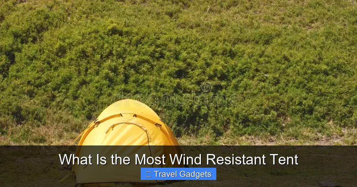 What Is the Most Wind Resistant Tent