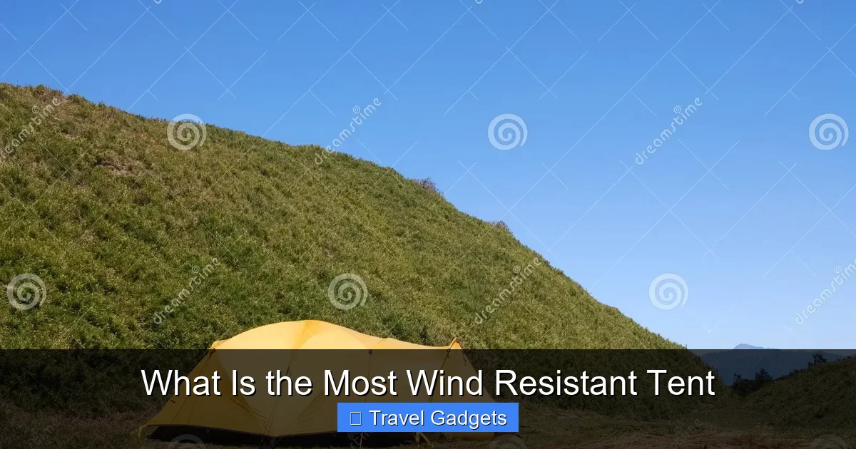 What Is the Most Wind Resistant Tent