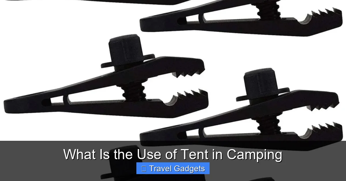 What Is the Use of Tent in Camping