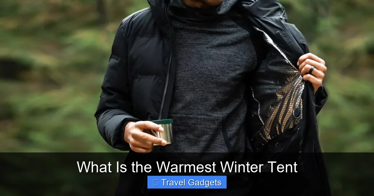 What Is the Warmest Winter Tent
