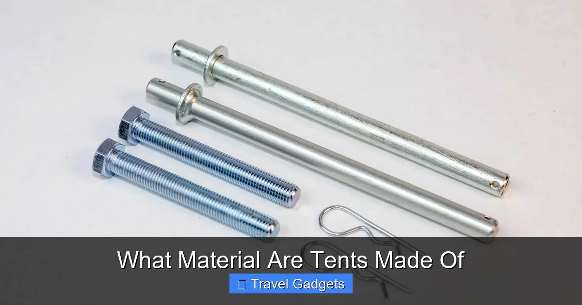 What Material Are Tents Made Of