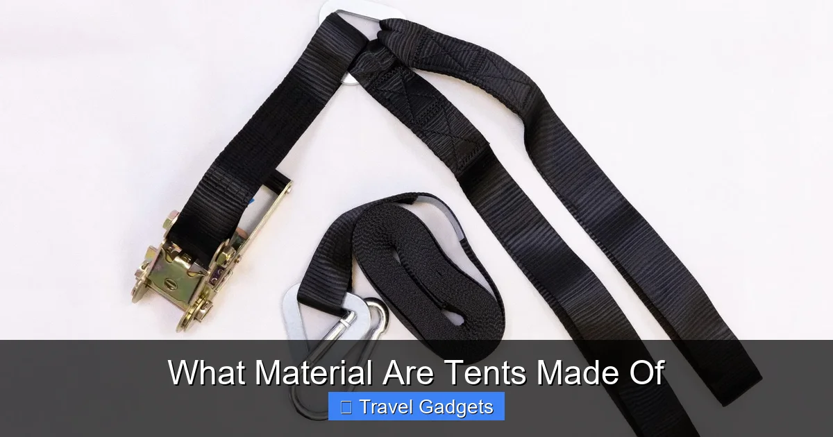 What Material Are Tents Made Of