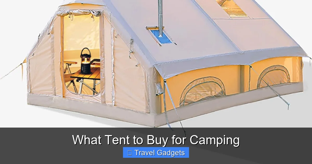 What Tent to Buy for Camping