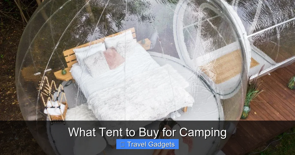 What Tent to Buy for Camping
