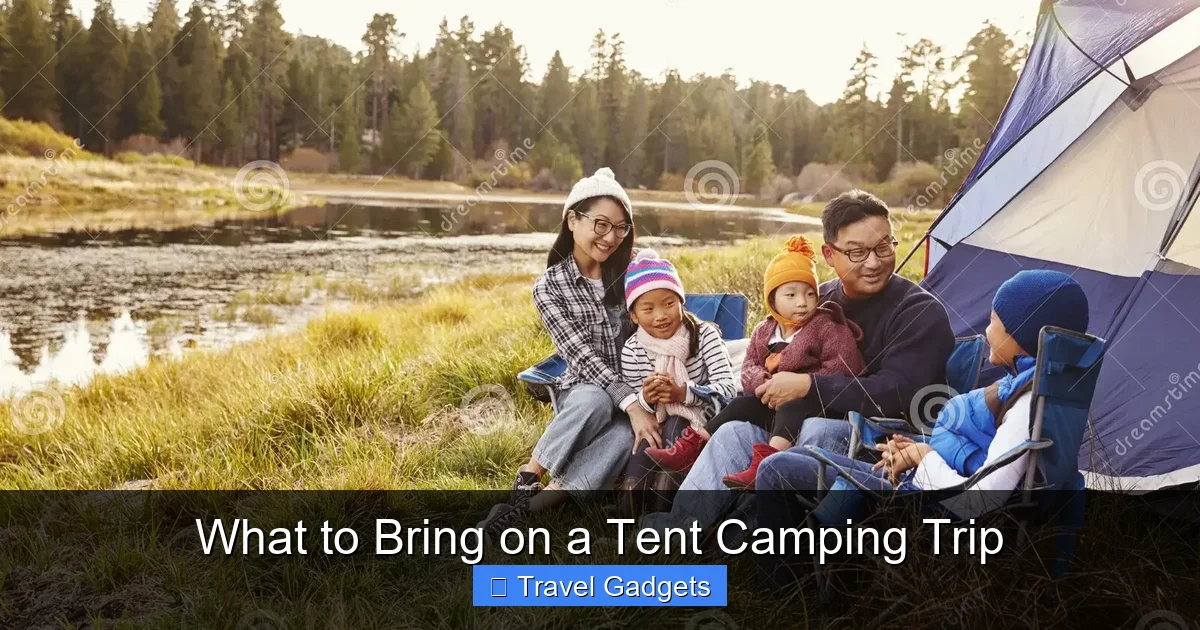 What to Bring on a Tent Camping Trip