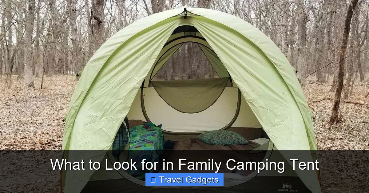 What to Look for in Family Camping Tent