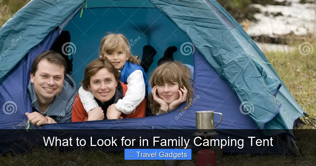 What to Look for in Family Camping Tent
