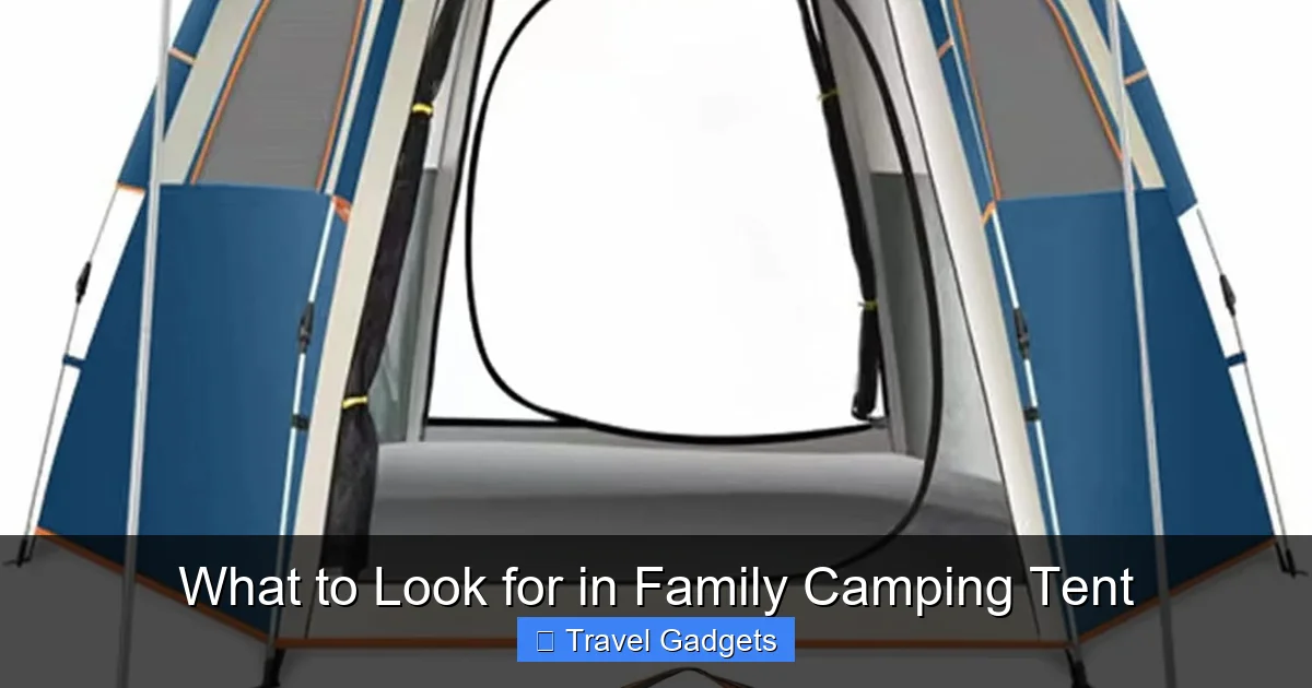 What to Look for in Family Camping Tent