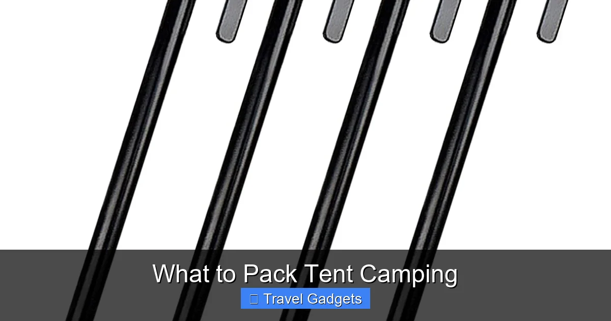 What to Pack Tent Camping