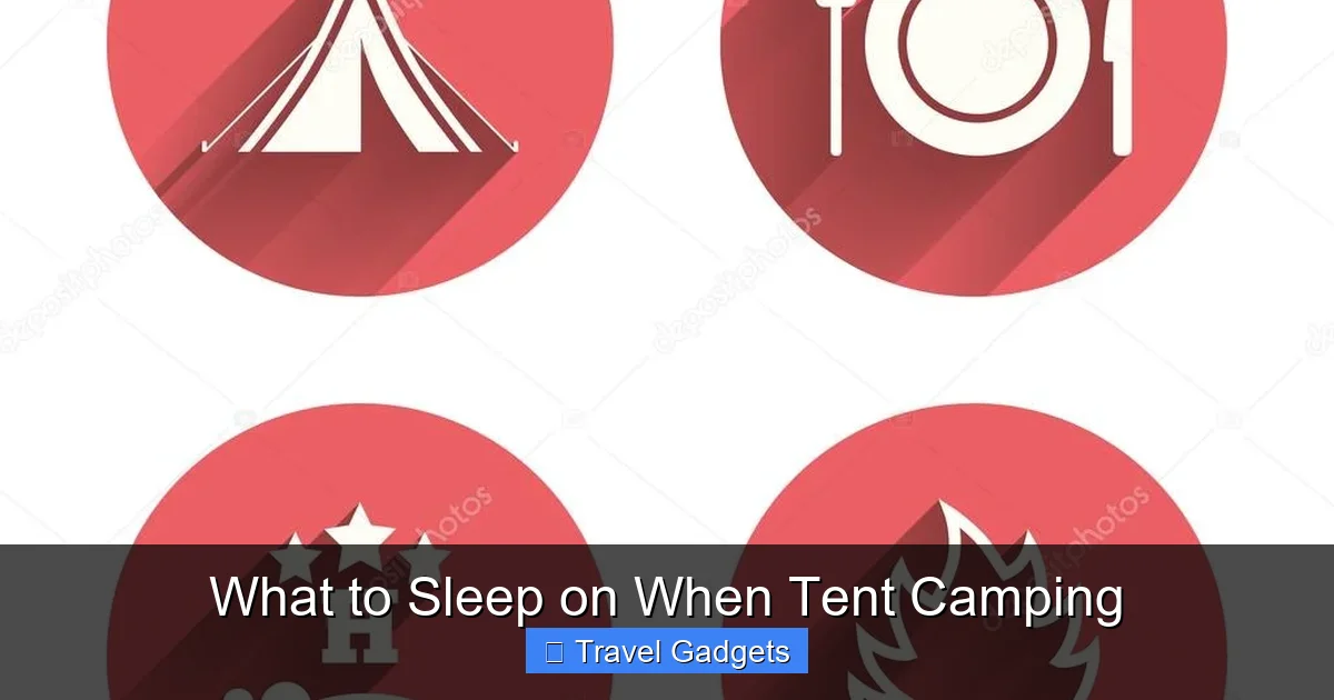 What to Sleep on When Tent Camping