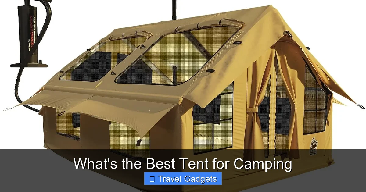 What's the Best Tent for Camping