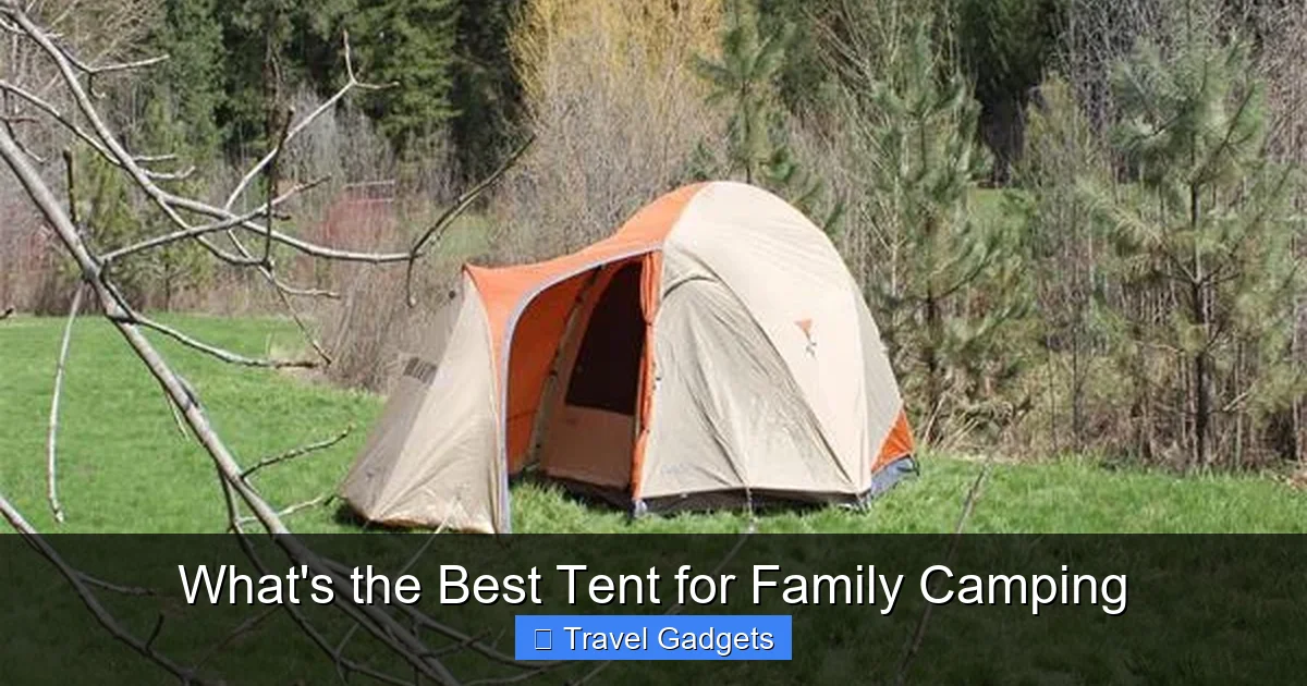 What's the Best Tent for Family Camping