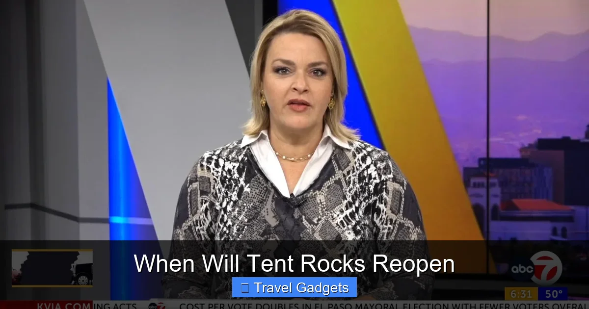When Will Tent Rocks Reopen
