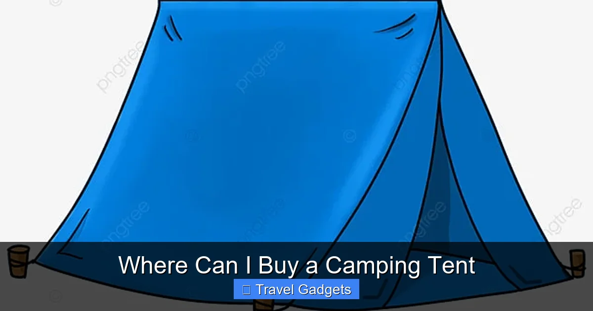 Where Can I Buy a Camping Tent