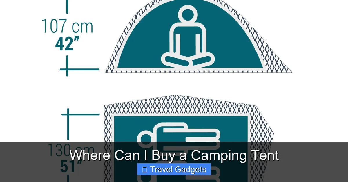 Where Can I Buy a Camping Tent