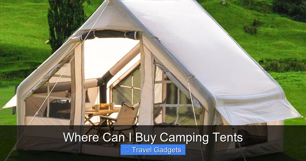 Where Can I Buy Camping Tents