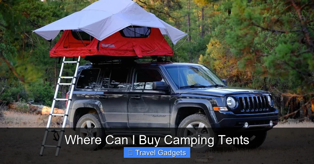 Where Can I Buy Camping Tents