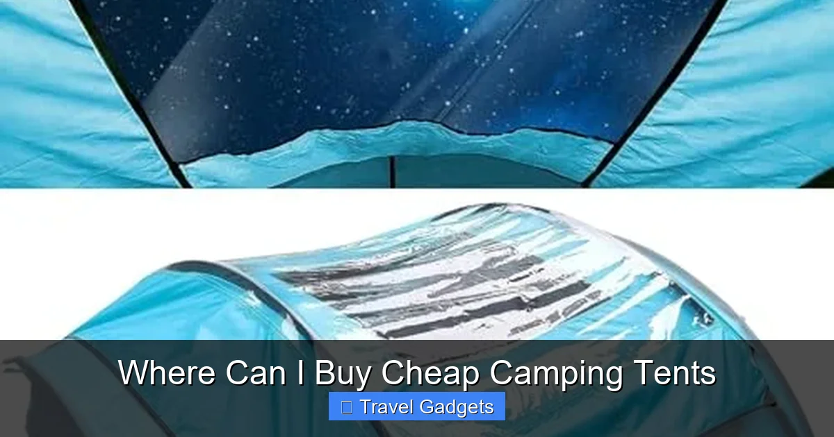 Where Can I Buy Cheap Camping Tents