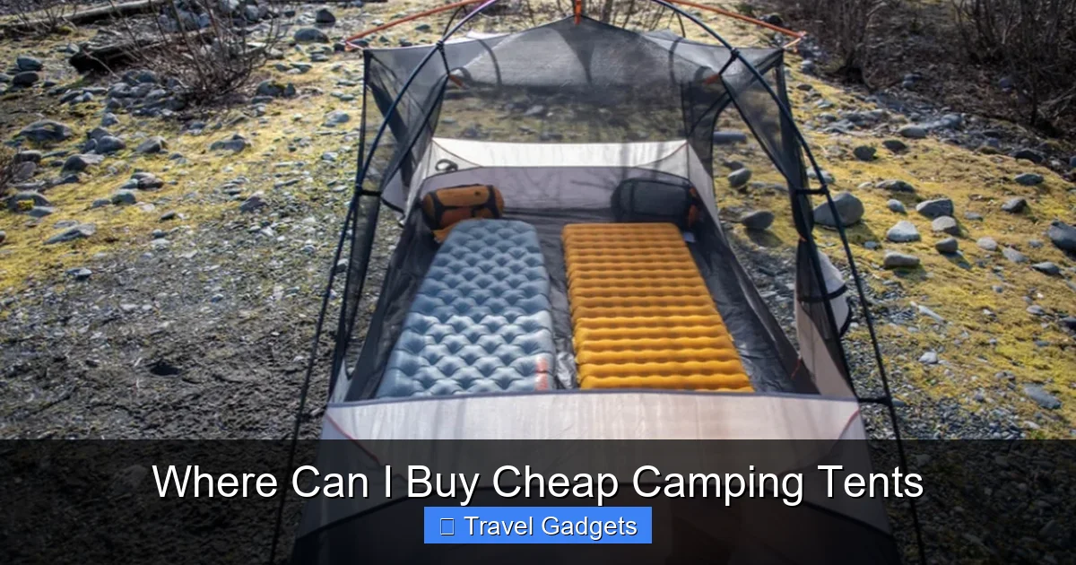 Where Can I Buy Cheap Camping Tents