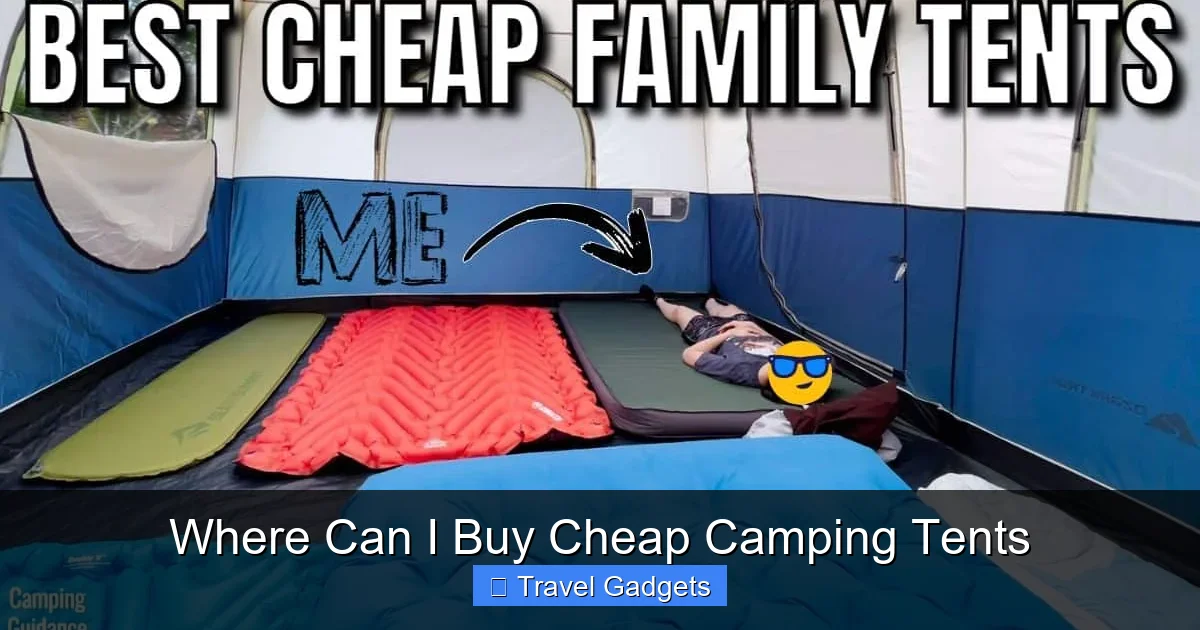 Where Can I Buy Cheap Camping Tents