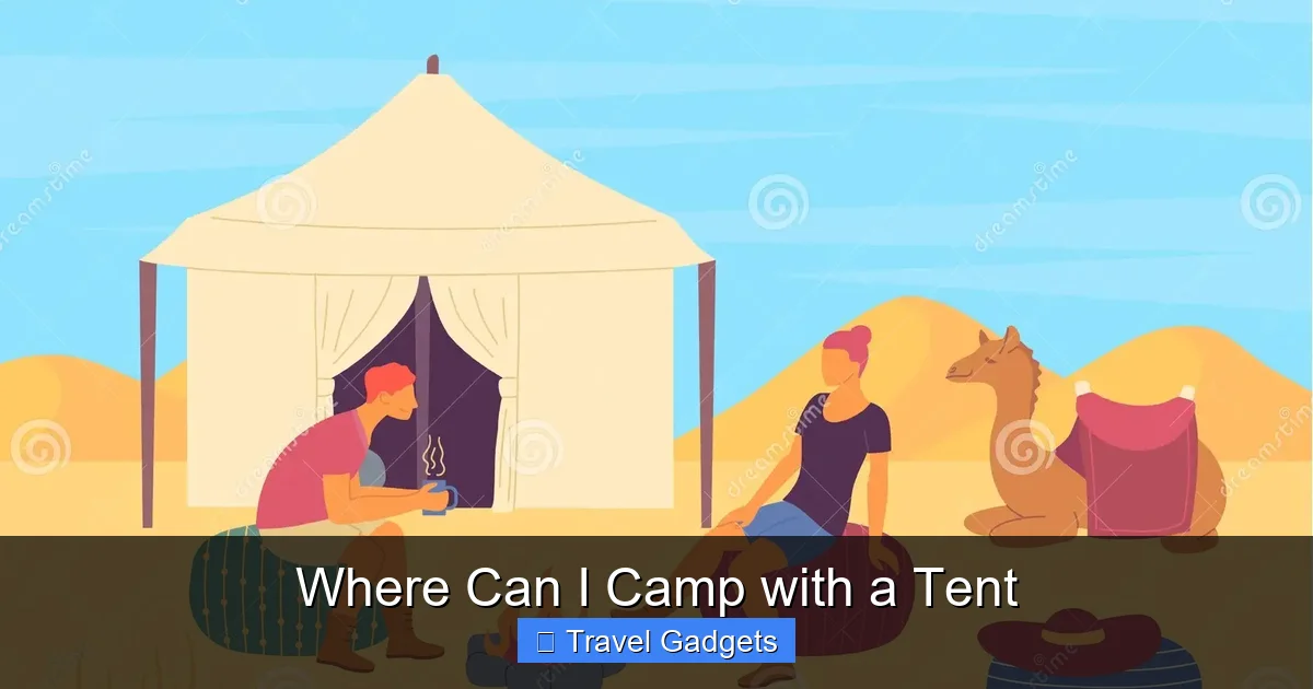 Where Can I Camp with a Tent