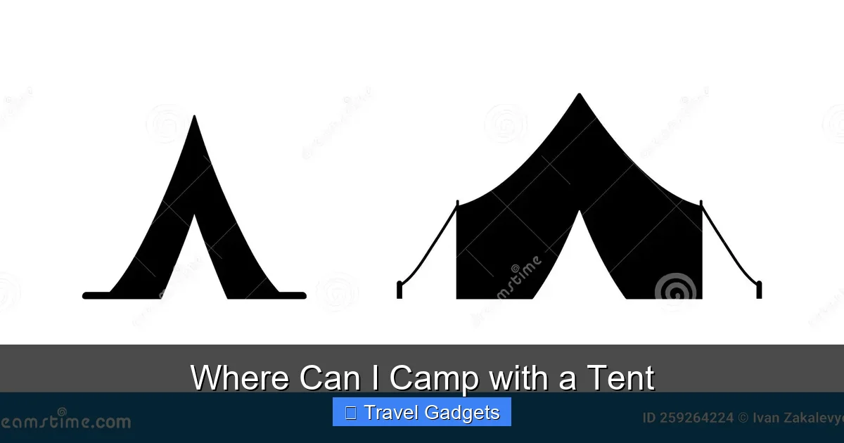 Where Can I Camp with a Tent
