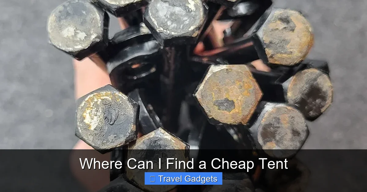 Where Can I Find a Cheap Tent