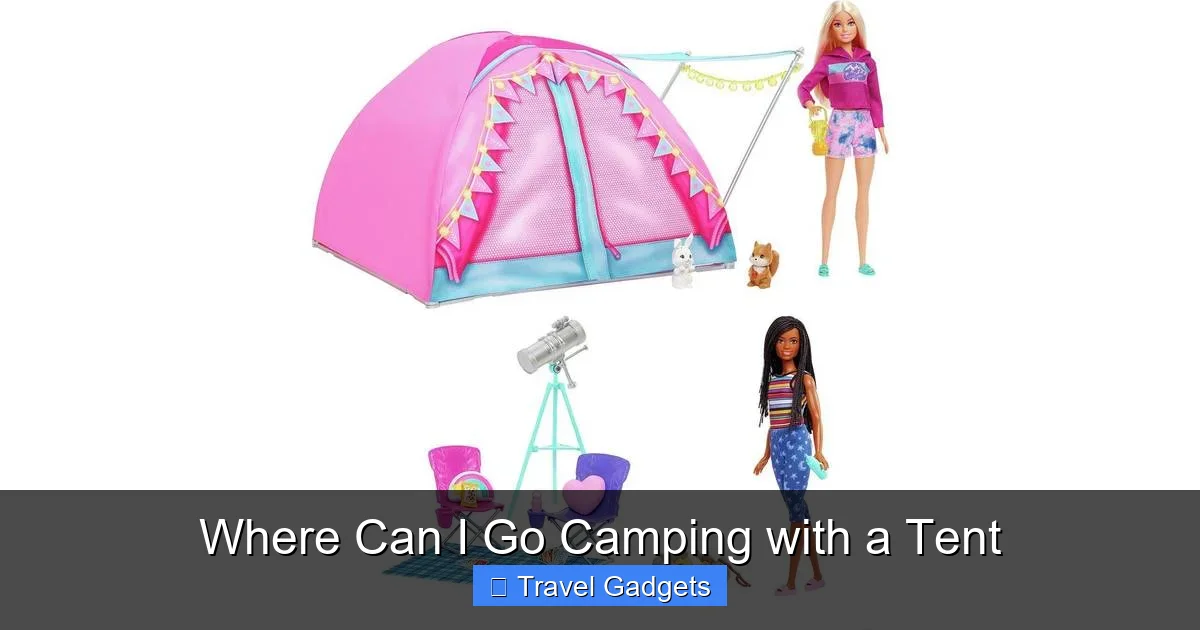 Where Can I Go Camping with a Tent