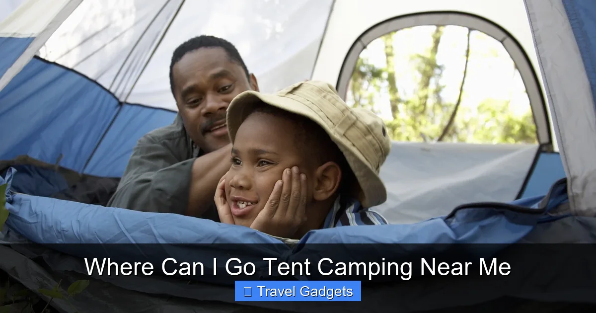 Where Can I Go Tent Camping Near Me