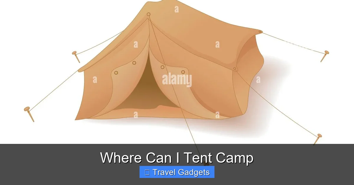 Where Can I Tent Camp