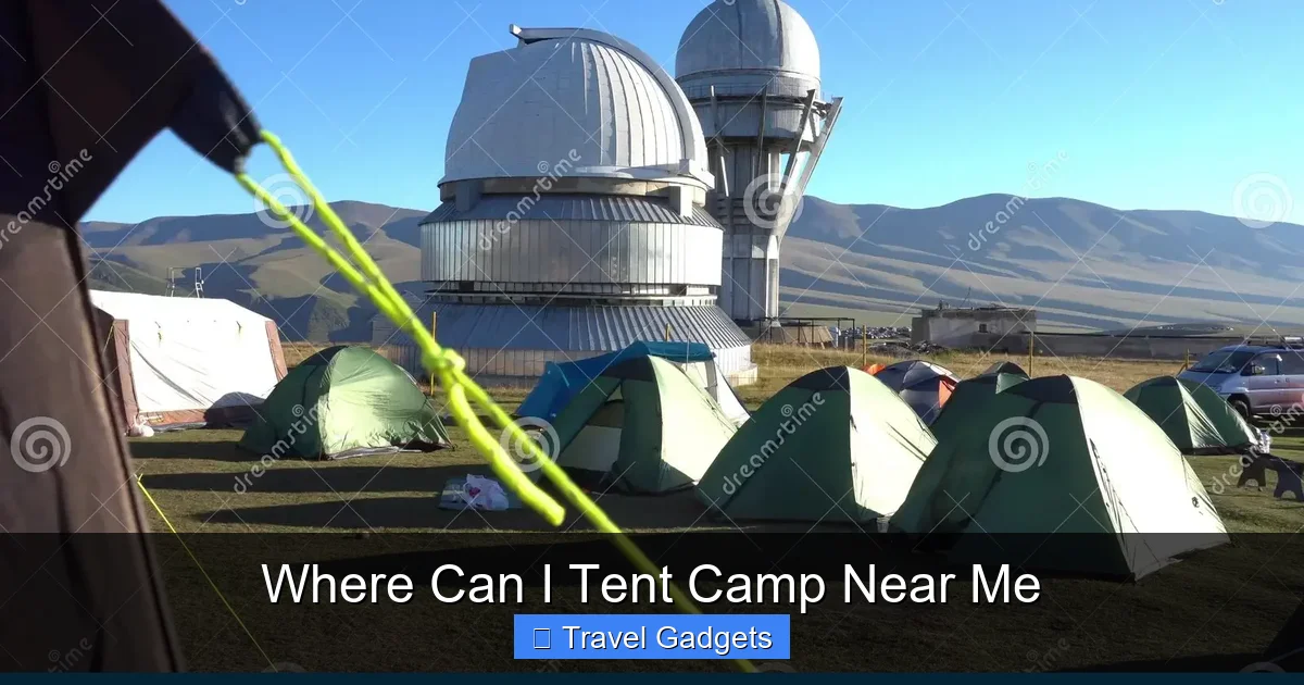 Where Can I Tent Camp Near Me