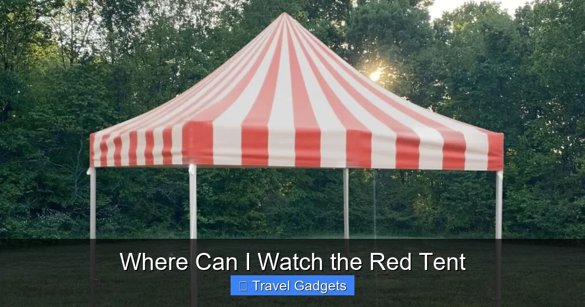 Where Can I Watch the Red Tent