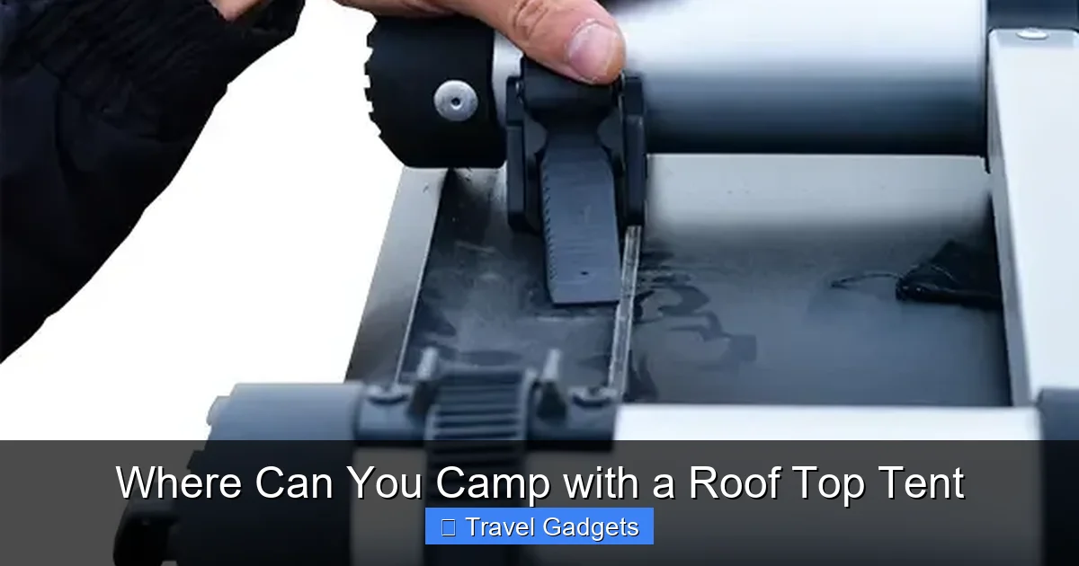 Where Can You Camp with a Roof Top Tent