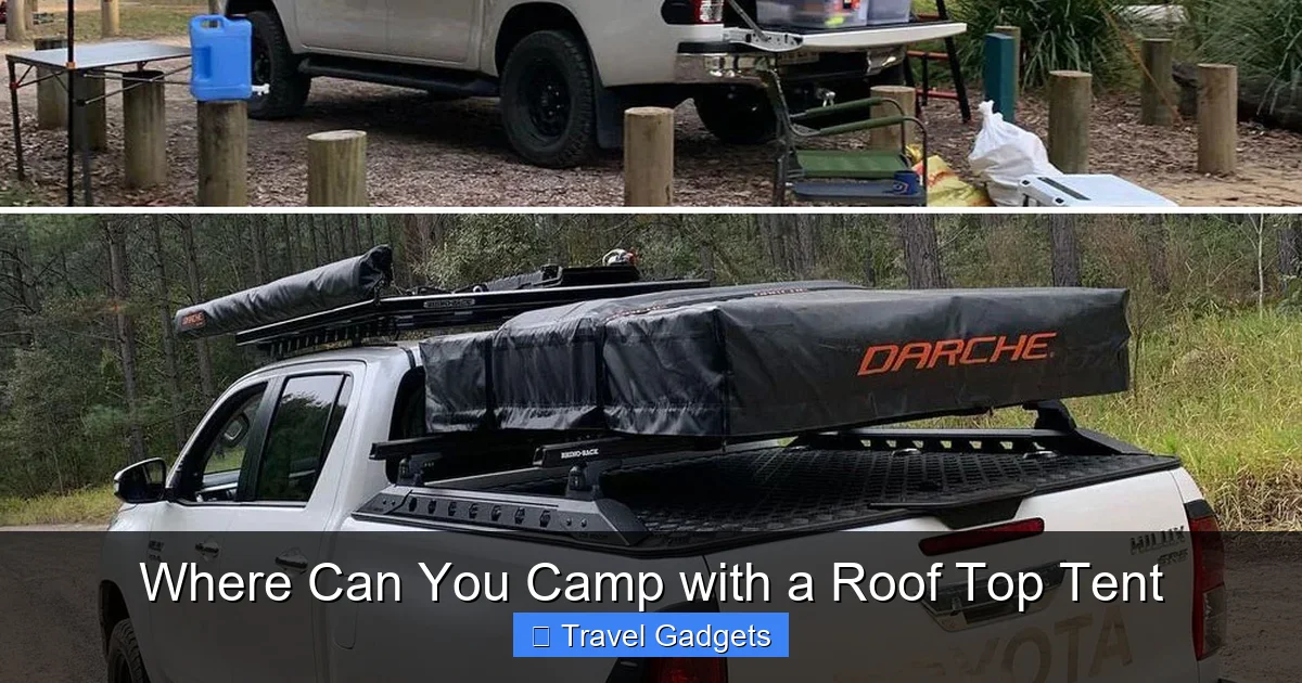 Where Can You Camp with a Roof Top Tent