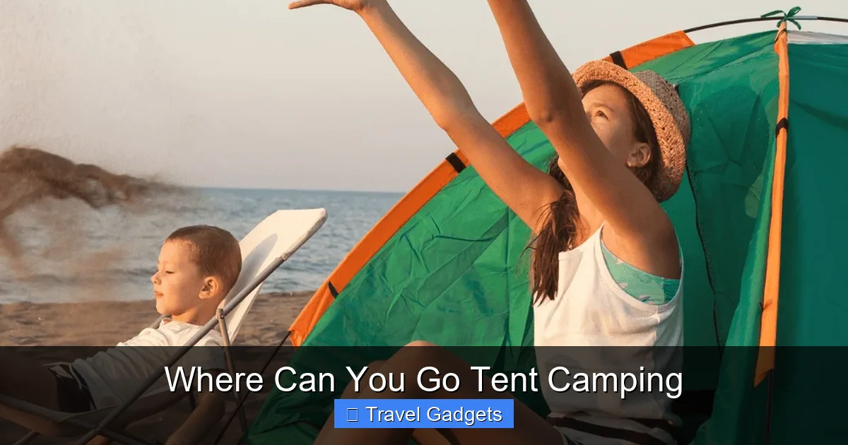 Where Can You Go Tent Camping