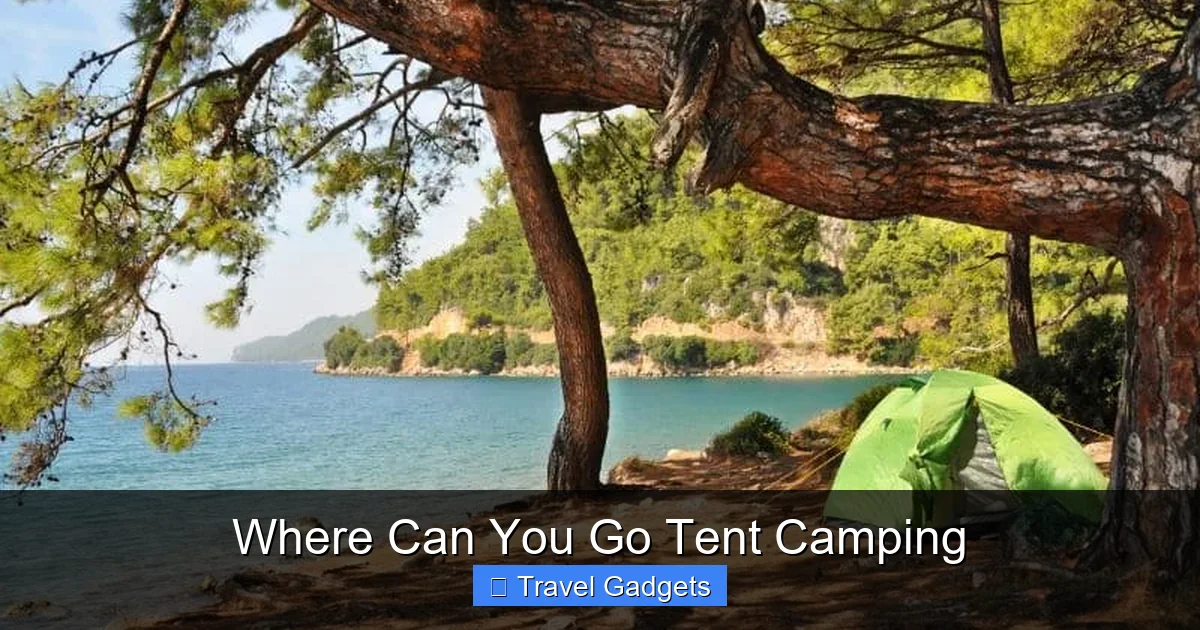 Where Can You Go Tent Camping