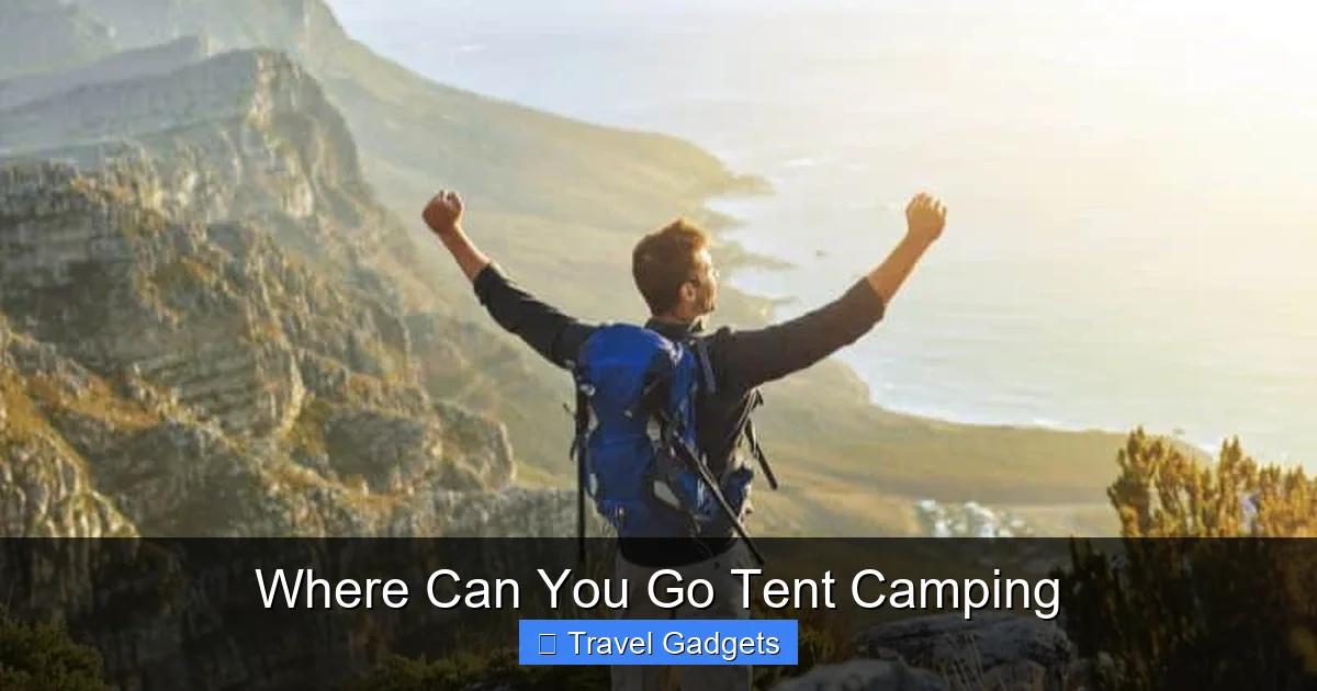 Where Can You Go Tent Camping