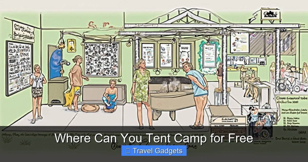 Where Can You Tent Camp for Free