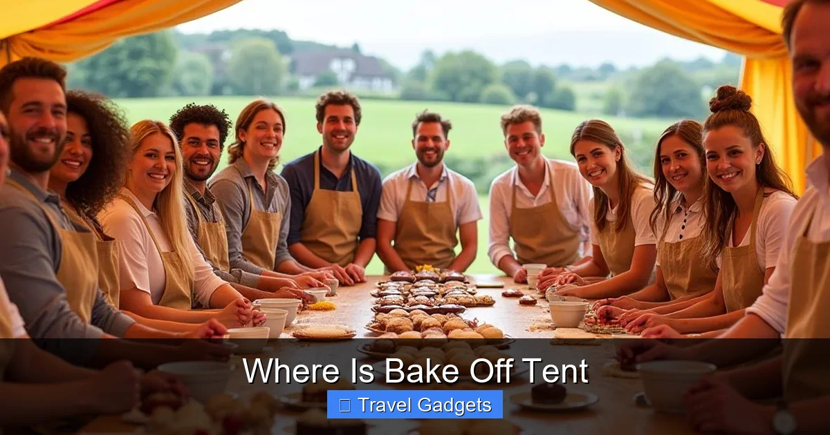 Where Is Bake Off Tent