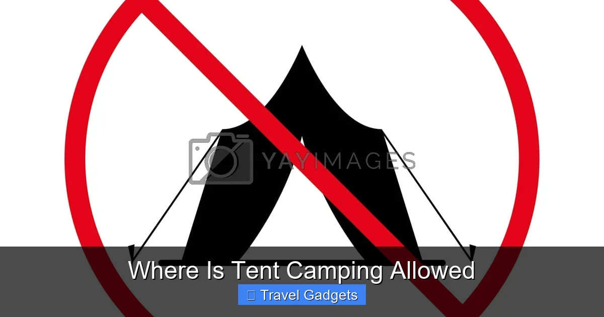 Where Is Tent Camping Allowed
