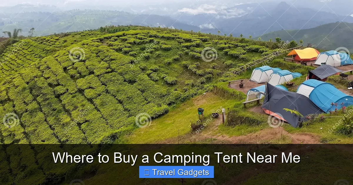 Where to Buy a Camping Tent Near Me