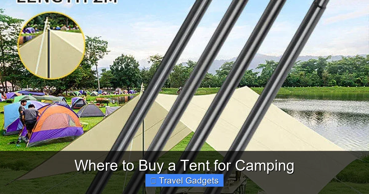 Where to Buy a Tent for Camping